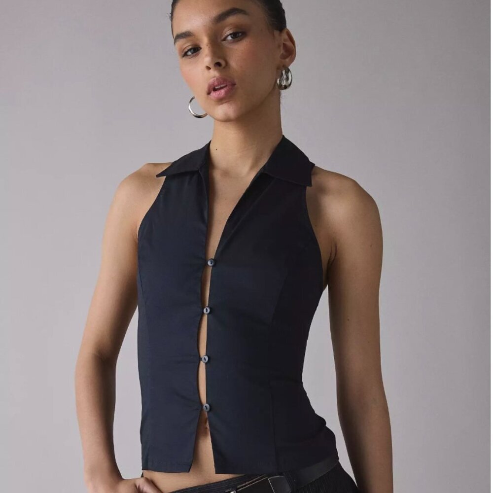Urban Outfitters Party Girl Sleeveless Vest Top Womens Size Large